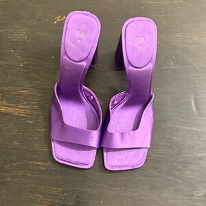 Zara Vibrant Purple Heels